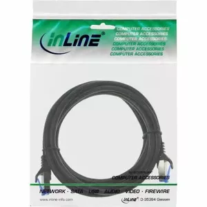 Патч-кабель InLine 75503S RJ-45 Cat.6A 3м черный