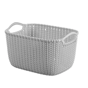 Storage basket Curver 0803674099 rectangle 8L 30×22×17 cm light grey
