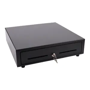Electronic cash drawer Olympia LD 410A, metal housing, black, 415×410×104 mm