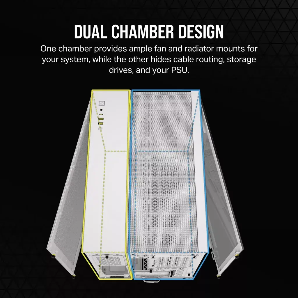 Компьютерный корпус Corsair 2500D AIRFLOW Photo 3