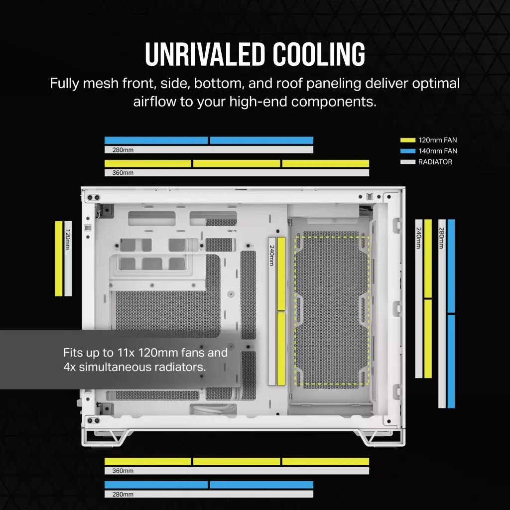 Компьютерный корпус Corsair 2500D AIRFLOW Photo 5