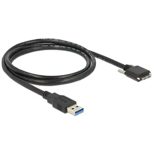 USB kabelis DeLOCK 1m USB 3.0 USB 3.2 Gen 1 Micro-USB B melns