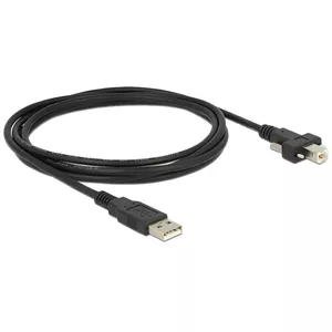 USB кабель DeLOCK 2м USB 2.0 USB A USB B черный