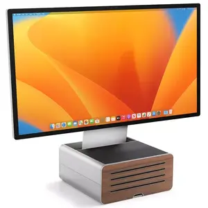 Monitor Mount Twelve South HiRise Pro Silver Freestanding Height Adjustable