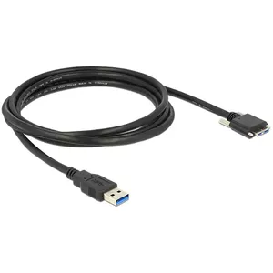 USB kabelis DeLOCK 2m USB 3.0 USB 3.2 Gen 1 Micro-USB B melns