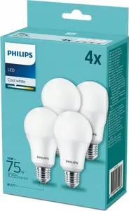 LED lamp Philips E27 10W 2700K — set of 4