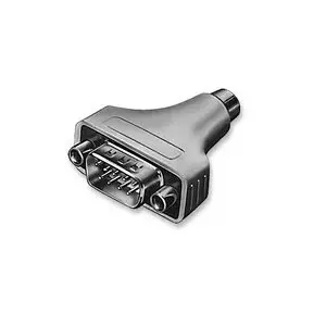 Cable Gender Changer Manhattan 200851 PS/2 to DB9 Black