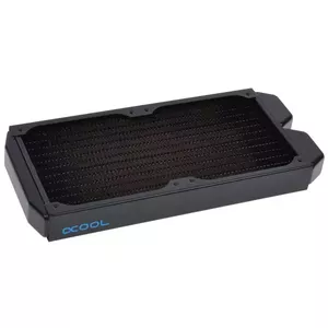 Radiator block Alphacool 14248 Brass Copper Steel Black 124x278x30mm