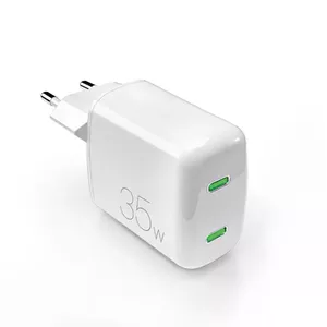 Сетевой зарядное устройство PURO PUFCUSBCC35WGWHI Быстрая зарядка 2 USB Type-C порта Белый