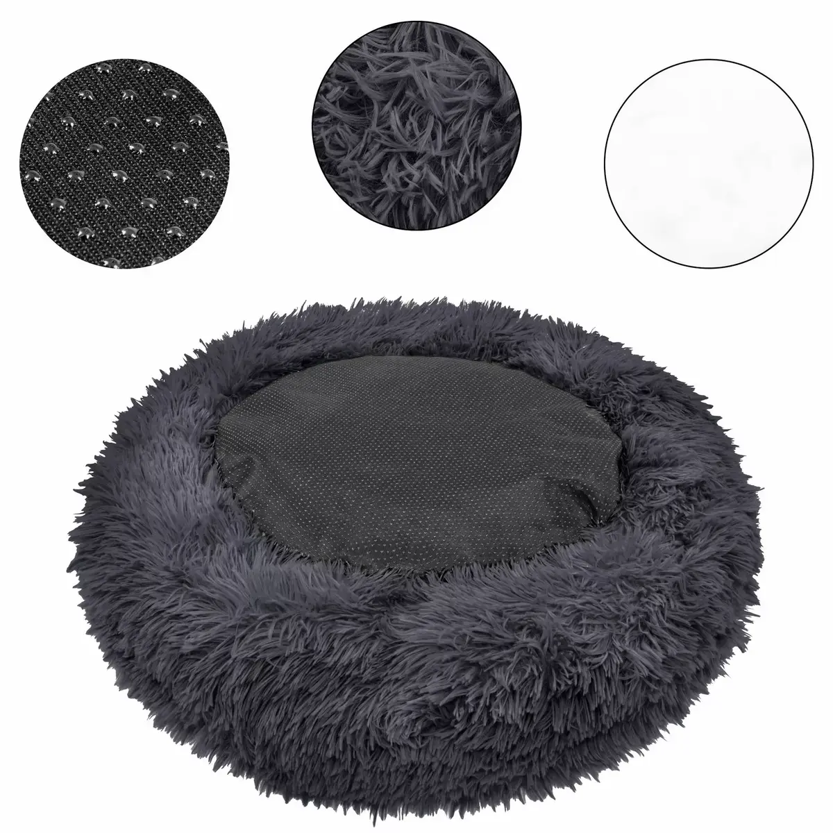 Round dog bed Springos PA0153 Photo 2