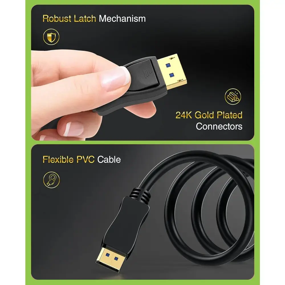 Techly ICOC-DSP-A21-020 DisplayPort Cable 2 m Photo 2