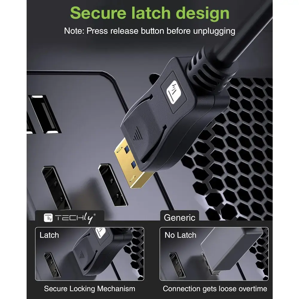 Techly ICOC-DSP-A21-020 DisplayPort Cable 2 m Photo 3