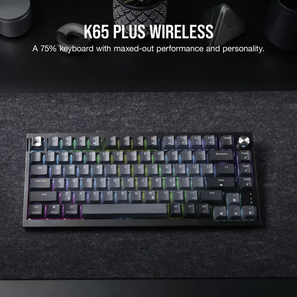 Spēļu tastatūra Corsair K65 PLUS WIRELESS Photo 2