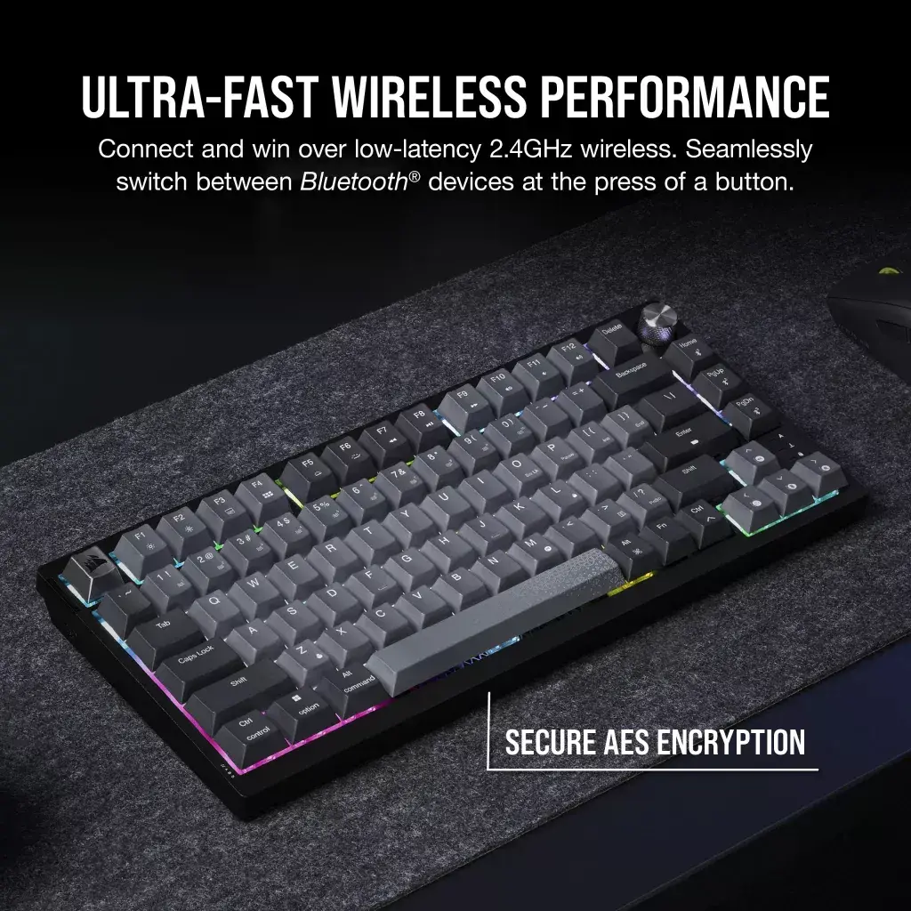Spēļu tastatūra Corsair K65 PLUS WIRELESS Photo 11