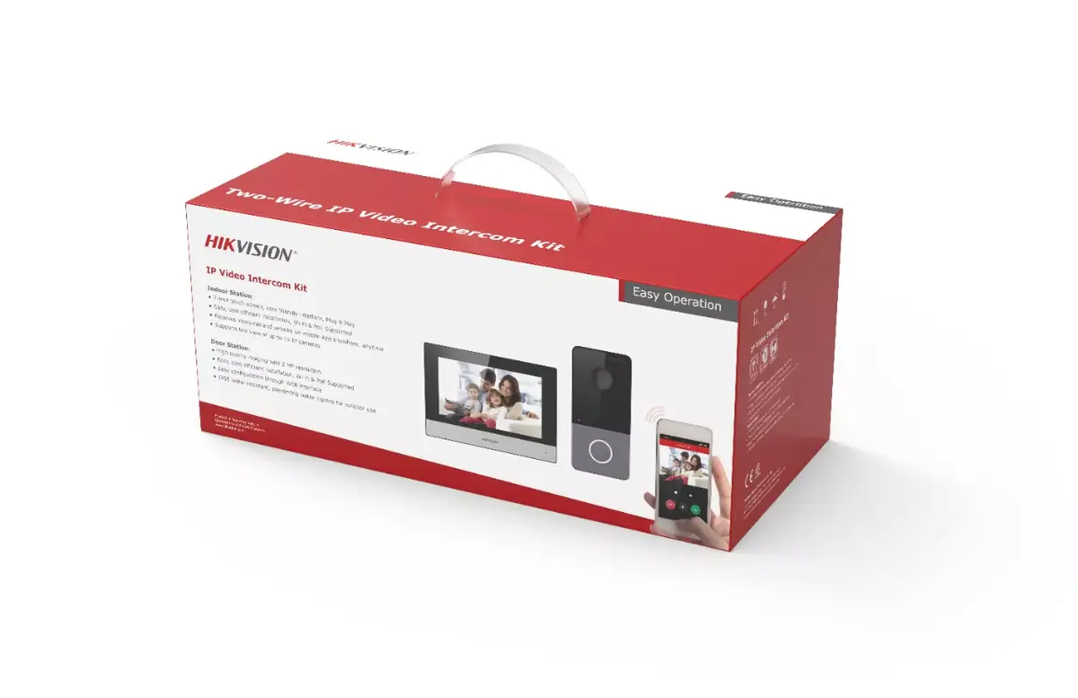 Hikvision DS-KIS603-P(C) 2 МП 7" видеодомофон Photo 2