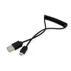 USB 2.0 Spiral Cable ROLINE A - Micro B M/M 1m Photo 4