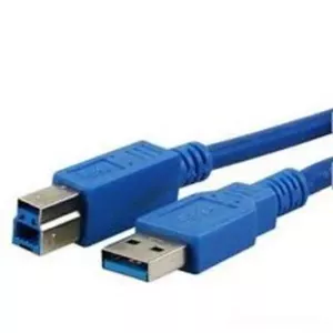 USB cable MediaRange MRCS150 USB 3.2 Gen 1 5m USB A USB B Blue