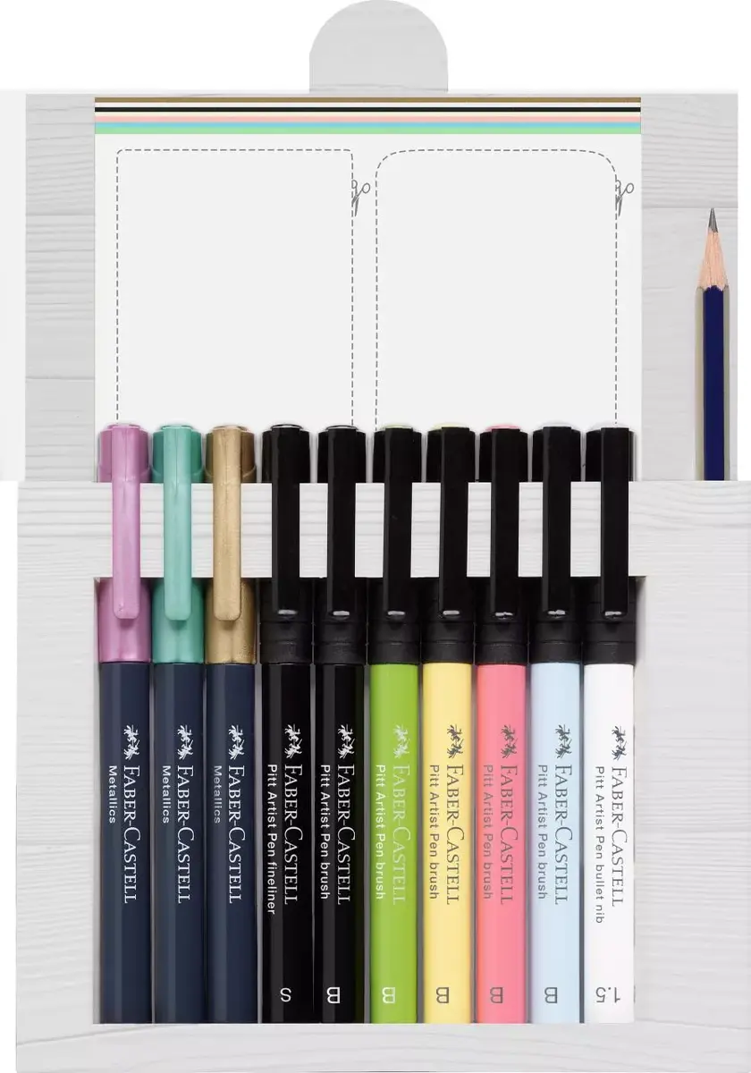 Roku burtnīcu komplekts Faber-Castell 12 krāsas Photo 2