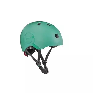Half helmet Scoot & Ride 96366 Green Hard shell construction