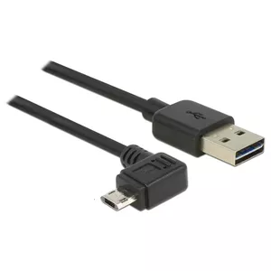 USB Cable DeLOCK 83847 USB 2.0 0.5m USB A Micro-USB B Black