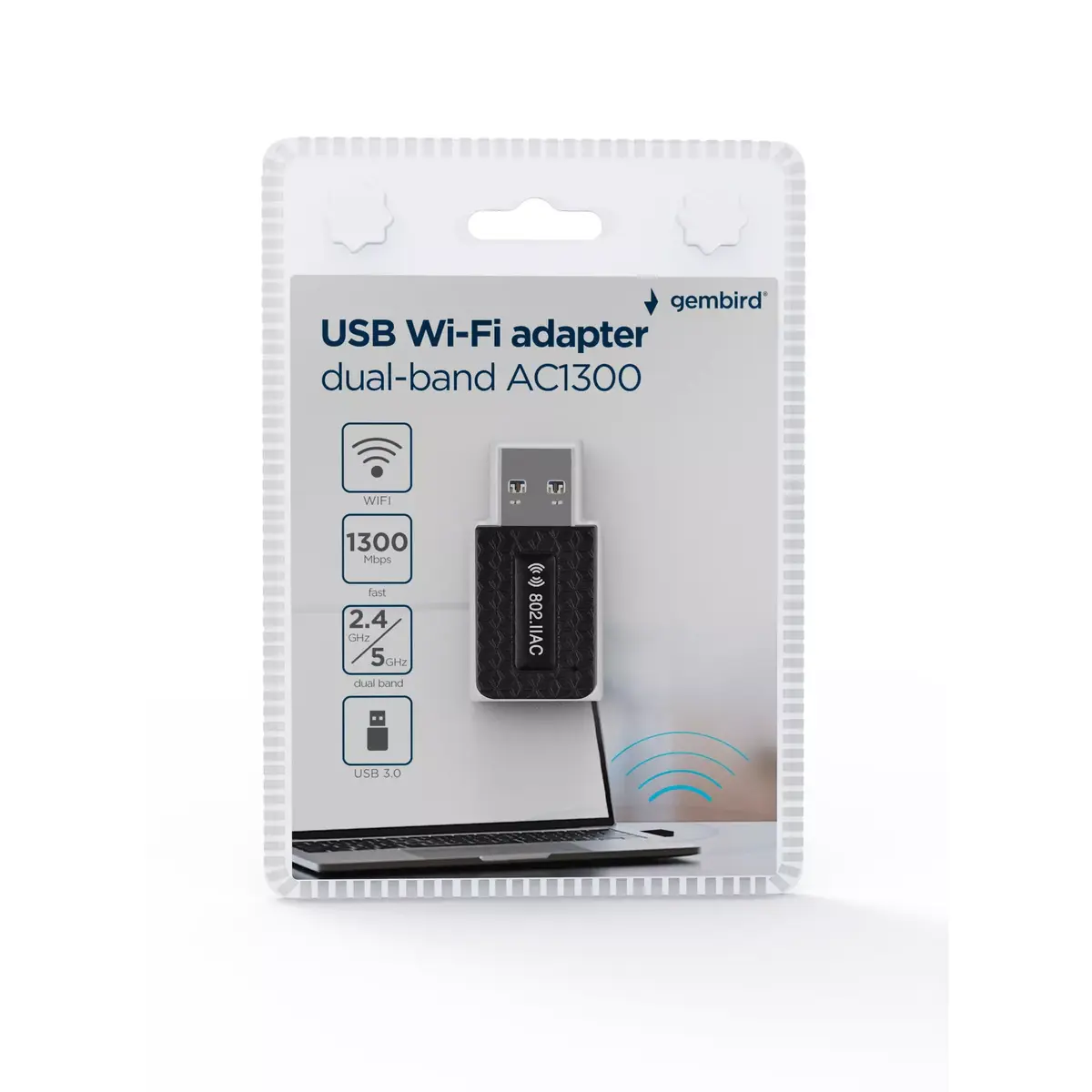 GEMBIRD AC1300 WLAN USB‑адаптер (RTL8812BU) 867 Мбит/с Photo 4