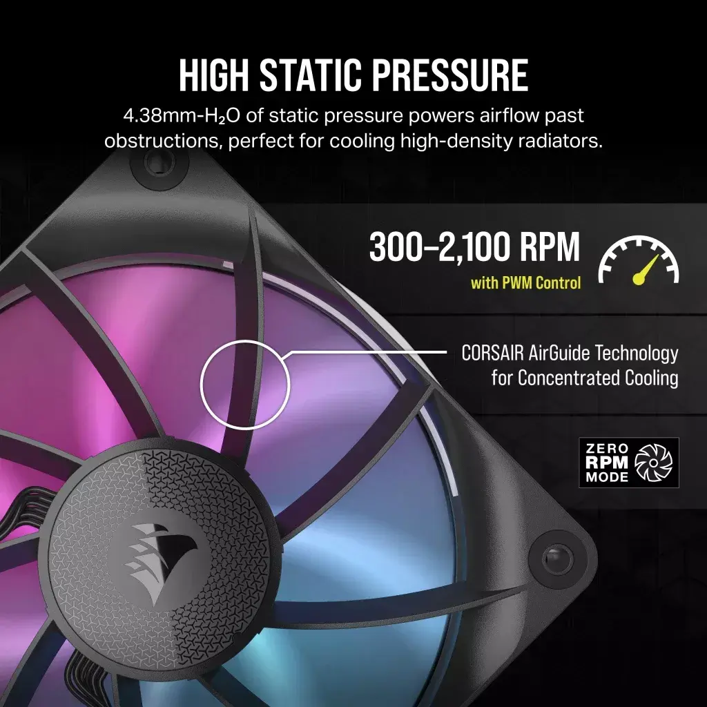 Вентилятор Corsair iCUE LINK RX120 RGB Photo 4