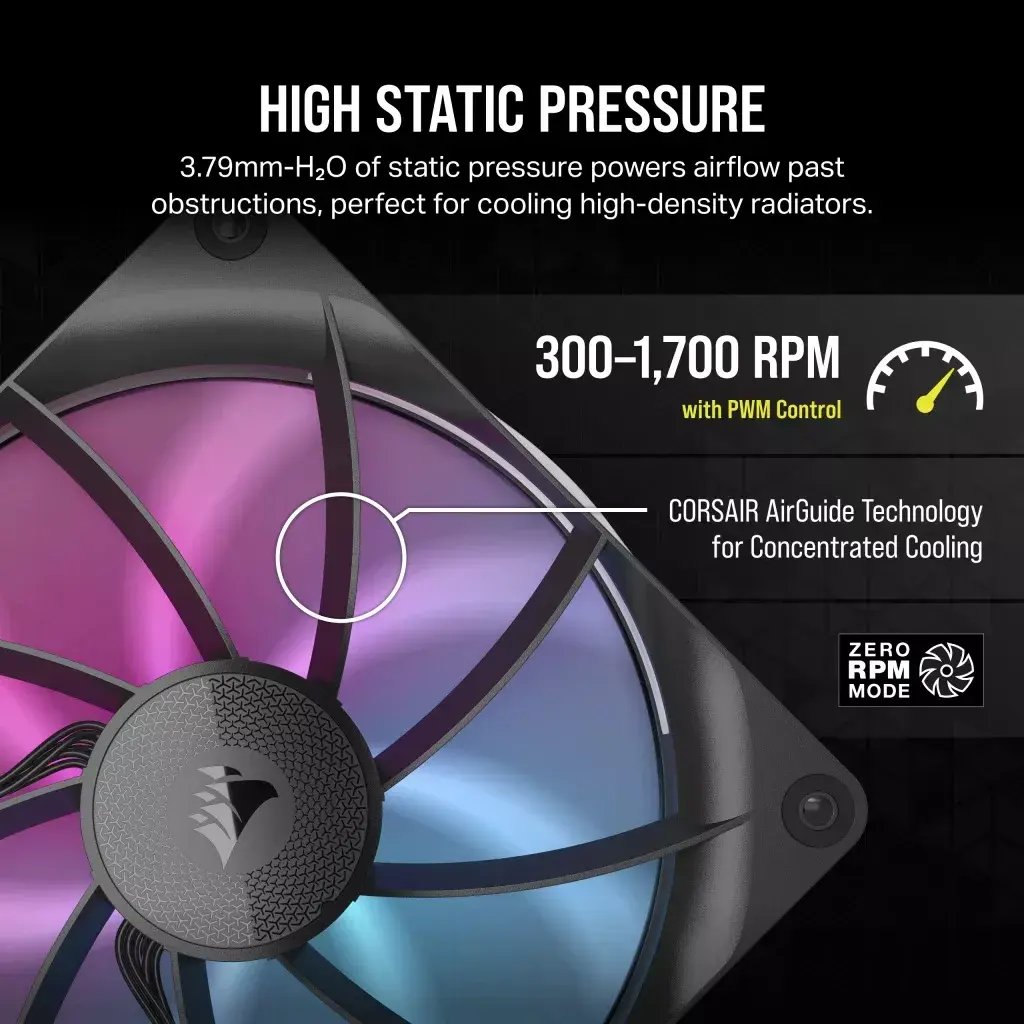 Fan Corsair iCUE LINK RX140 RGB Photo 4