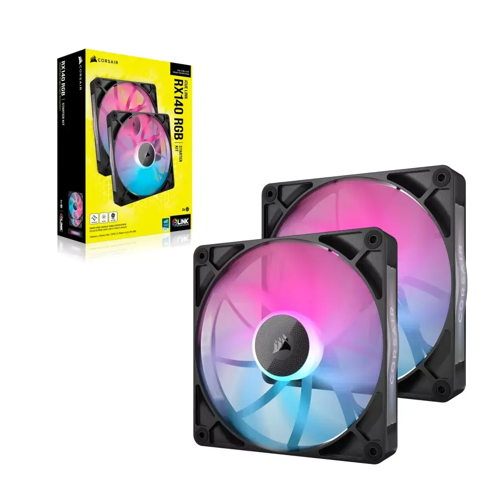 Ventilators Corsair iCUE LINK RX140 RGB Photo 8
