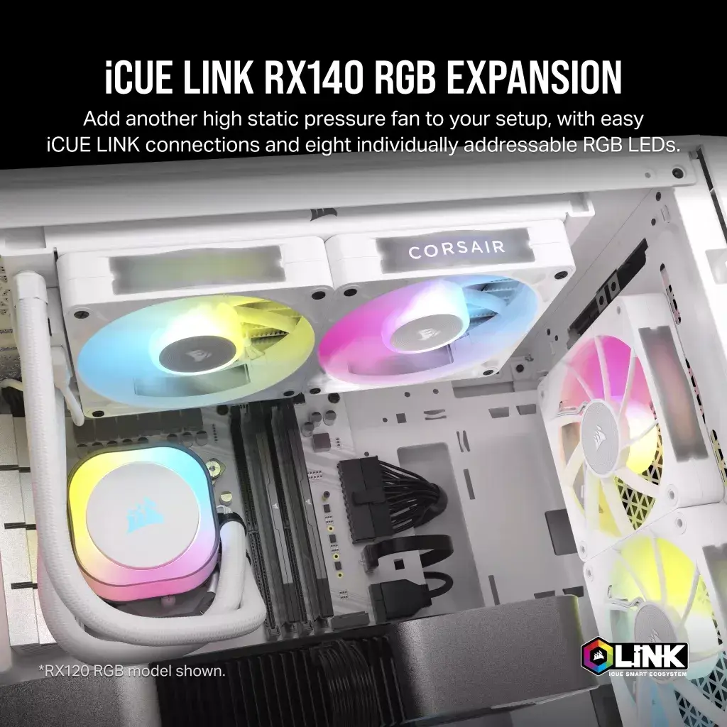 Ventilators Corsair iCUE LINK RX140 RGB Photo 2