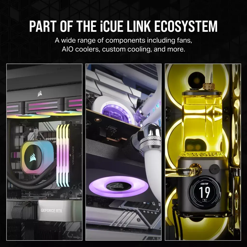 Ventilators Corsair iCUE LINK RX140 RGB Photo 6