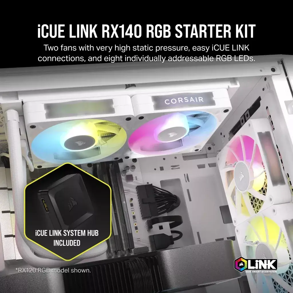 Fan Corsair iCUE LINK RX140 RGB Photo 2