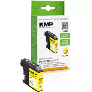 Картридж KMP Brother LC-225XLY Жёлтый Восстановленный