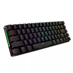 ASUS ROG Falchion клавиатура Игровой Радиочастотный беспроводной + USB AZERTY Французский Черный