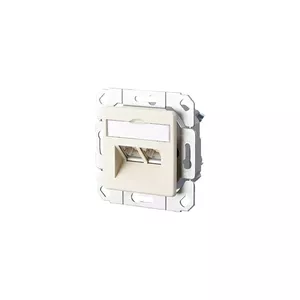 RJ-45 Socket Outlet MetzConnect 1307441101-I Pearl White 69.9x39.5x69.9mm