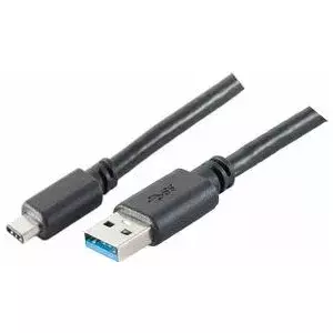 USB Cable ShiverPeaks BS77141-1.0 USB 3.2 Gen 1 1m USB C USB A Black