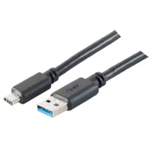 USB Cable ShiverPeaks BS77141-1.8 1.8m USB C USB A Black