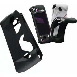 Protective Silicone Case JYS for ASUS ROG Ally — model JYS-RA006, Black, soft silicone protective cover