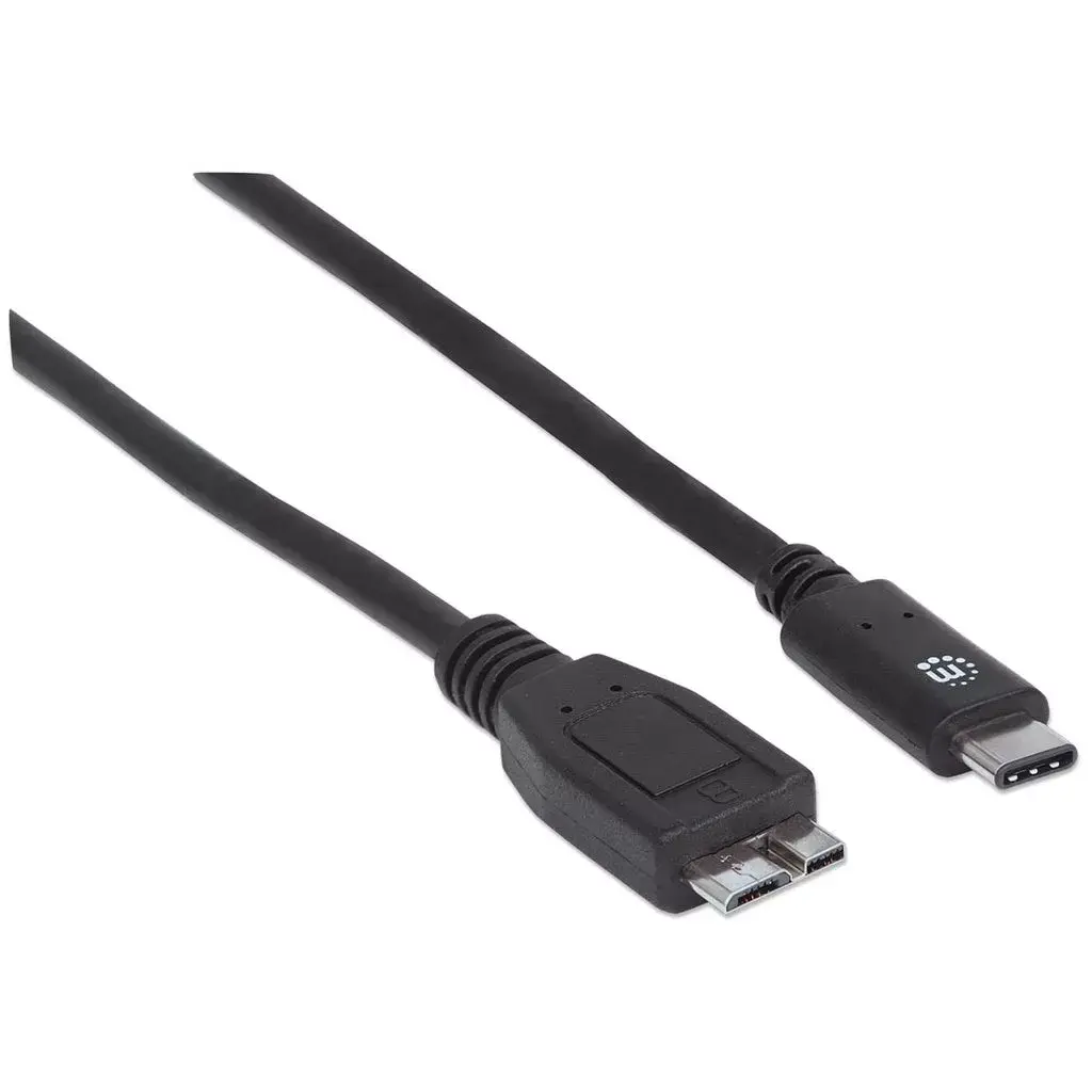 USB‑C uz Micro‑USB kabelis MANHATTAN 1 m USB 3.2 Gen 2 Photo 2