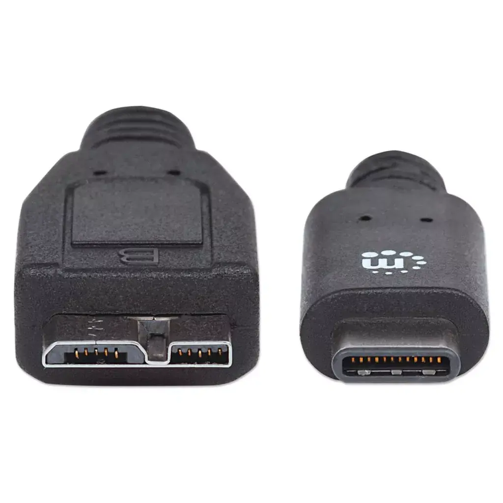 USB‑C uz Micro‑USB kabelis MANHATTAN 1 m USB 3.2 Gen 2 Photo 3