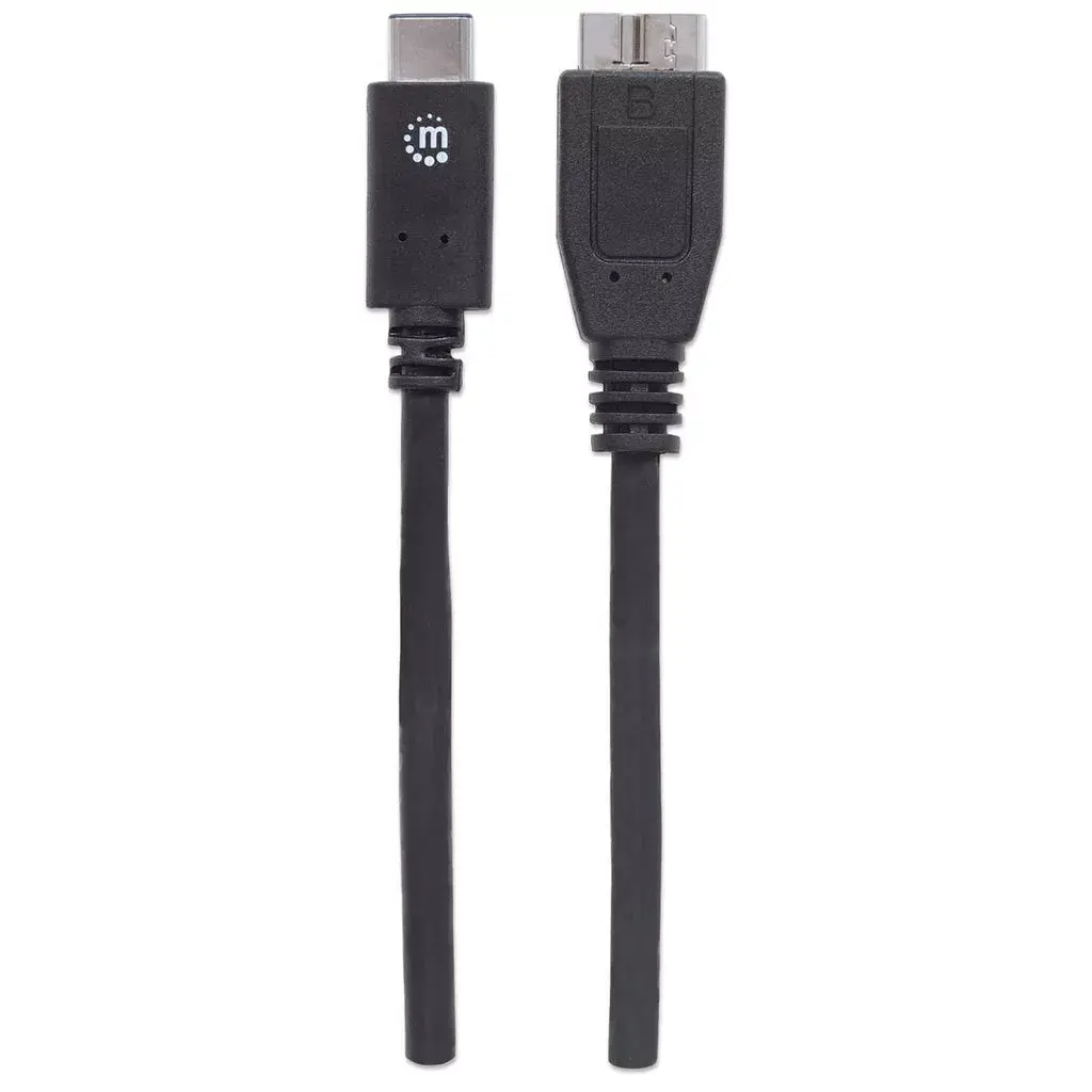 USB‑C uz Micro‑USB kabelis MANHATTAN 1 m USB 3.2 Gen 2 Photo 4