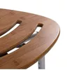 Shower stool SUNDO PLS063 — wooden adjustable 44.5–55 cm Photo 2