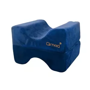 Подушка для коленей и ног Qmed DRQM3J0CDXXXP, пенополе 35 кг/м³, 170×200×250 мм, синяя, расширяемая конструкция