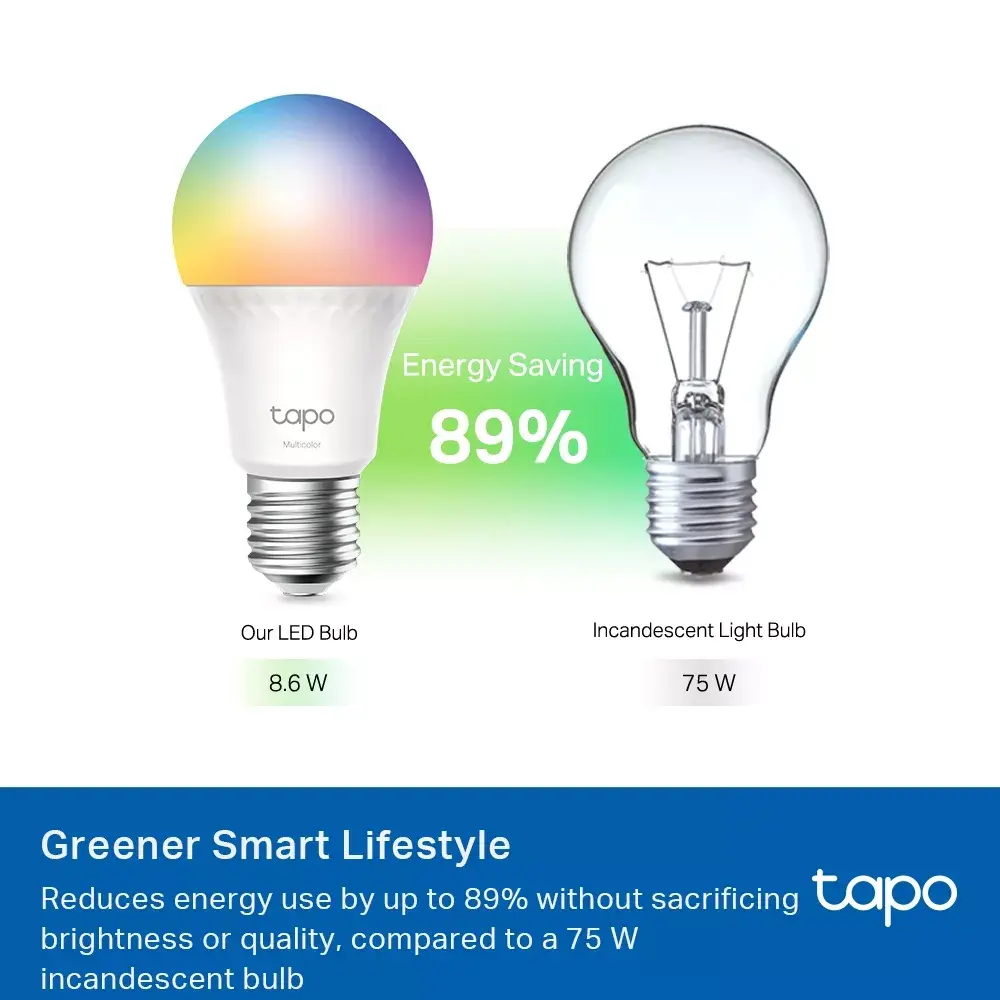 Viedā spuldze TP-Link Tapo Smart WiFi Light Bulb Photo 8