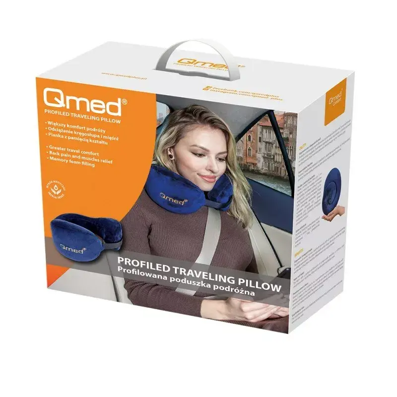 Ceļojuma kakla spilvens Qmed DRQE3J1CDXUXP Photo 3
