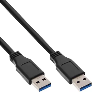 InLine USB 3.2 Gen.1 Cable Type A male / A male black 1m