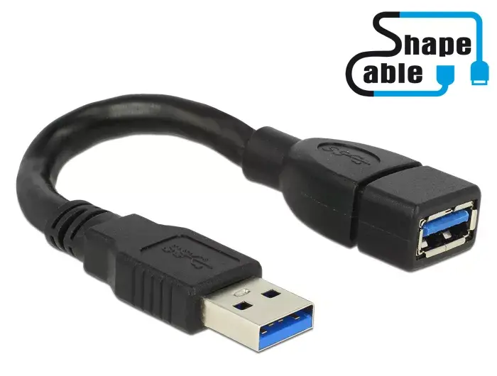 USB kabelis DeLOCK 0.15m 2xUSB3.0-A Photo 3
