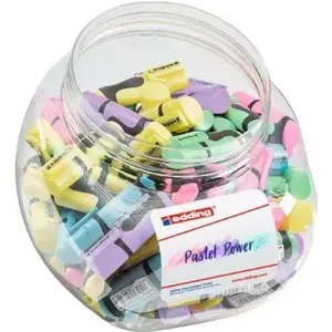 Marķieris Edding Textmarker Mini 7 4-52211 pasteļs melns — 100 gab. iep.