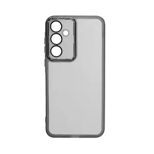 Прозрачный чехол iLike для Samsung Galaxy A55 с чёрной защитой камеры