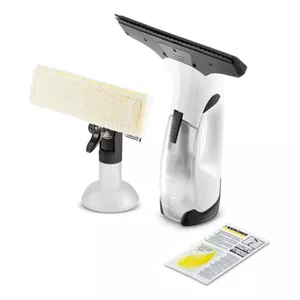 Handheld window cleaner Karcher WV 2 Plus — rechargeable cordless glass vacuum, 0.1 L tank, 28 cm working width, 35 min run time