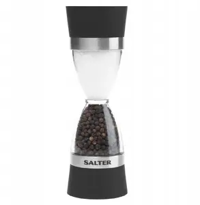 Mehāniskā sāls un piparu dzirnaviņas Salter 7611 BKXRUP1 2‑1 ar regulējamu malumu nerūsējošais tērauds